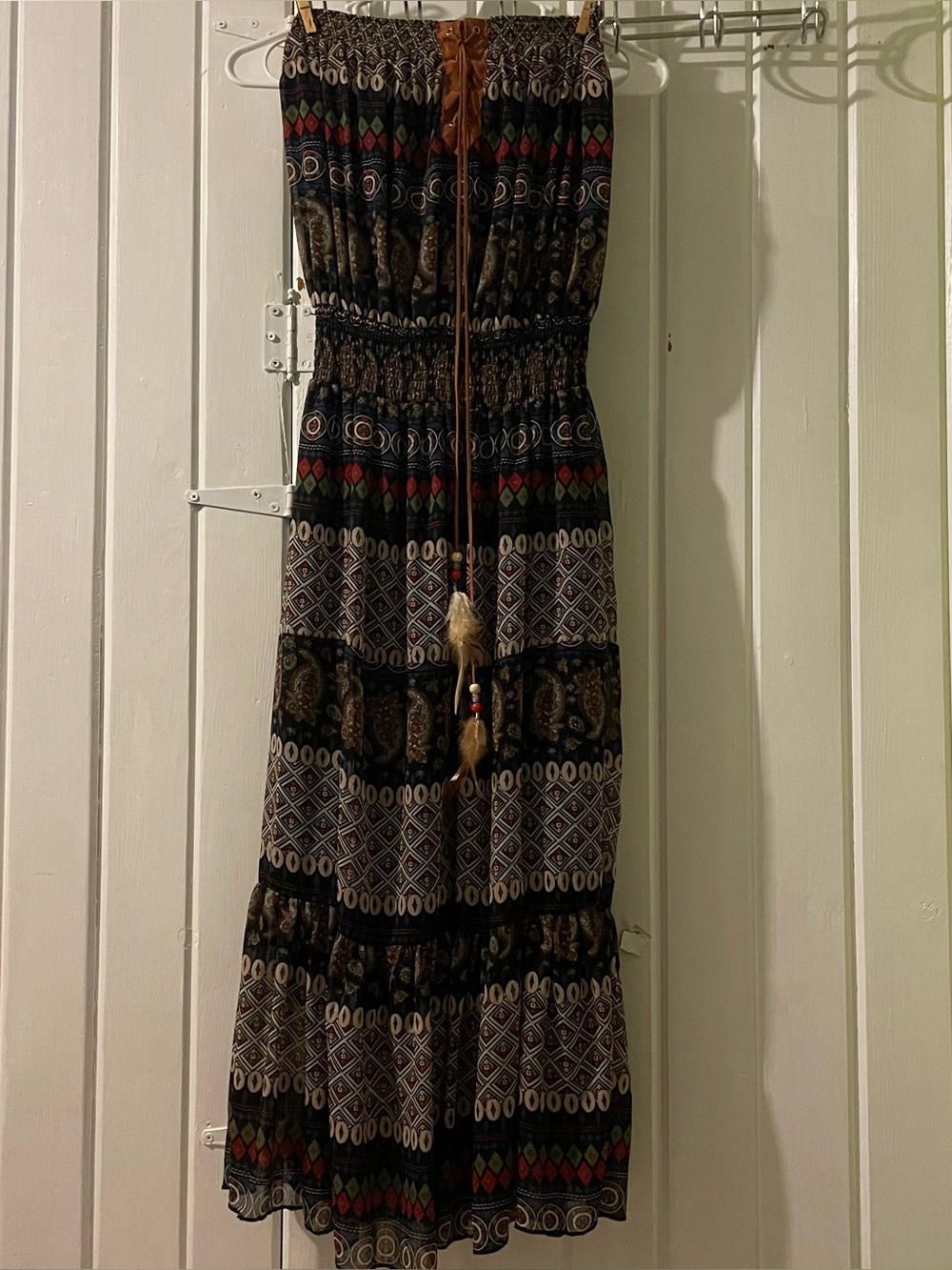 ANGIE strapless maxi dress-small NWT
